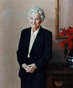 Portrait painting of Dr. Jean Hendricks