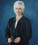 Portrait painting of Judge Julie Carnes