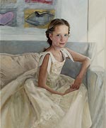 Portrait painting of Simonne