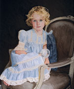 Portrait painting of Frances